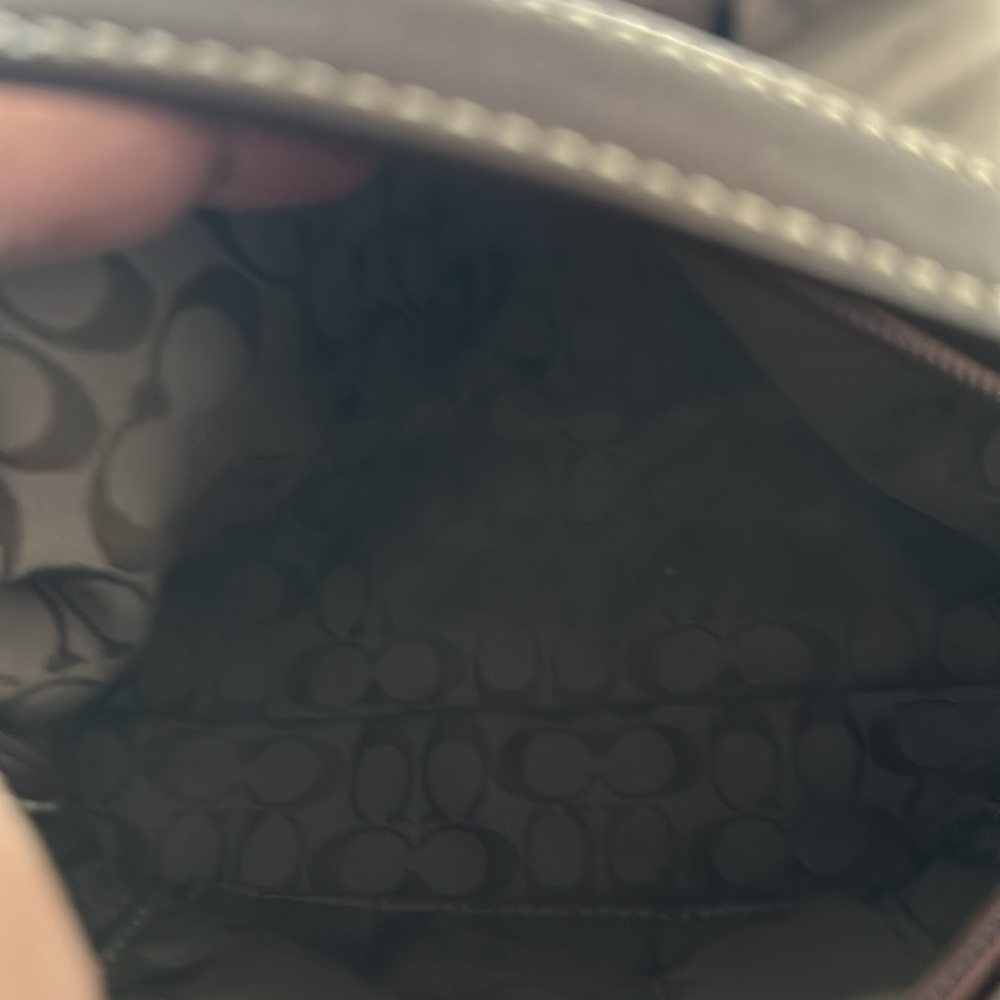 Coach Tan Suede Bag - Picture 5 of 10